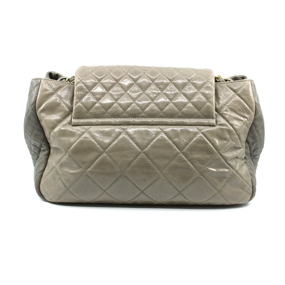 CHANEL Glazed Crinkled Mademoiselle Reissue East West Flap Trapeze 2.55 2011